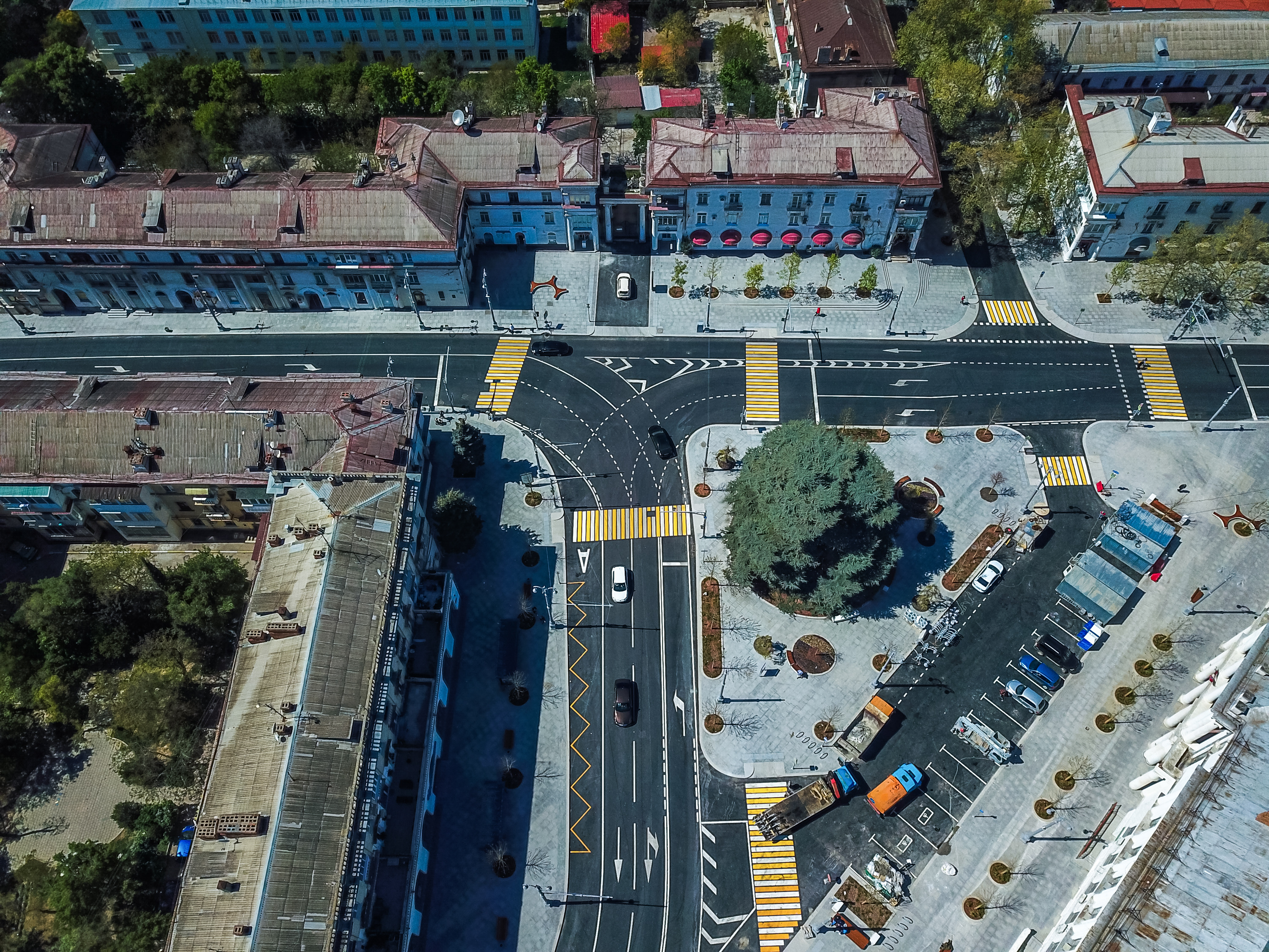 Реконструкция центральной улицы завершена в Севастополе