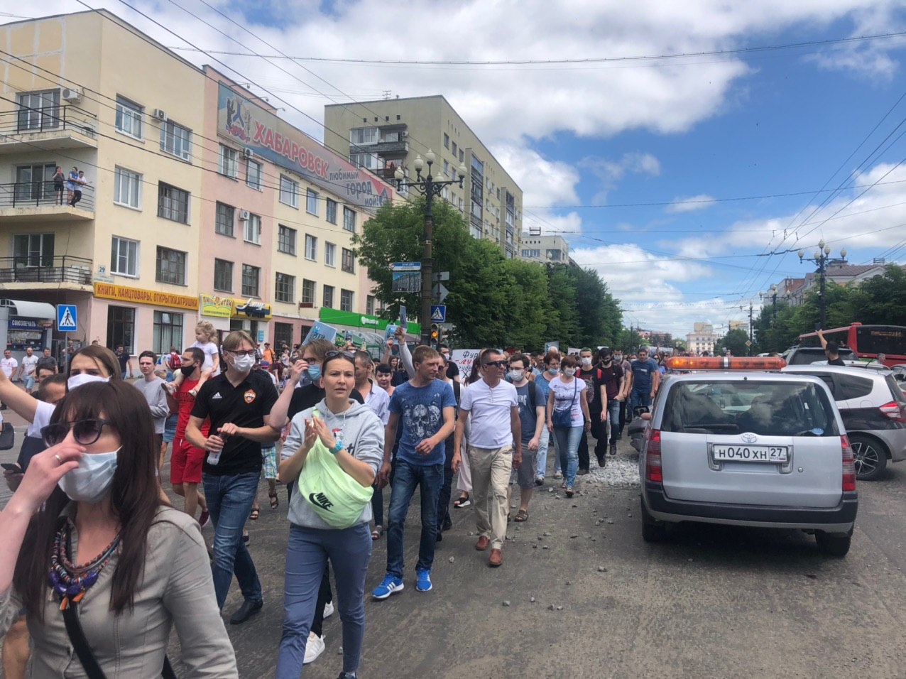 Акция в поддержку Фургала завершилась в Хабаровске