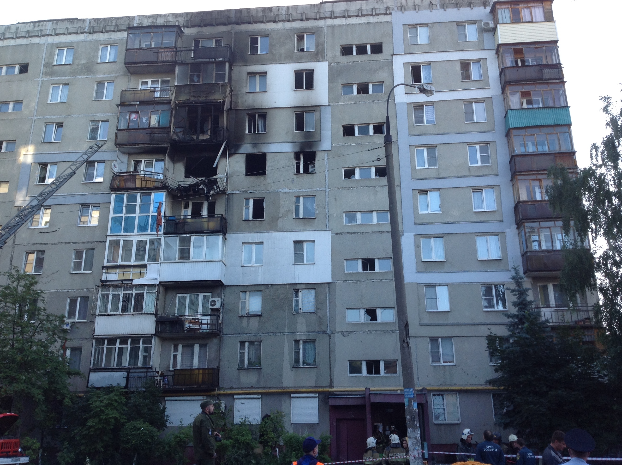Взрыв газовоздушной смеси произошел в многоэтажке в Нижнем Новгороде