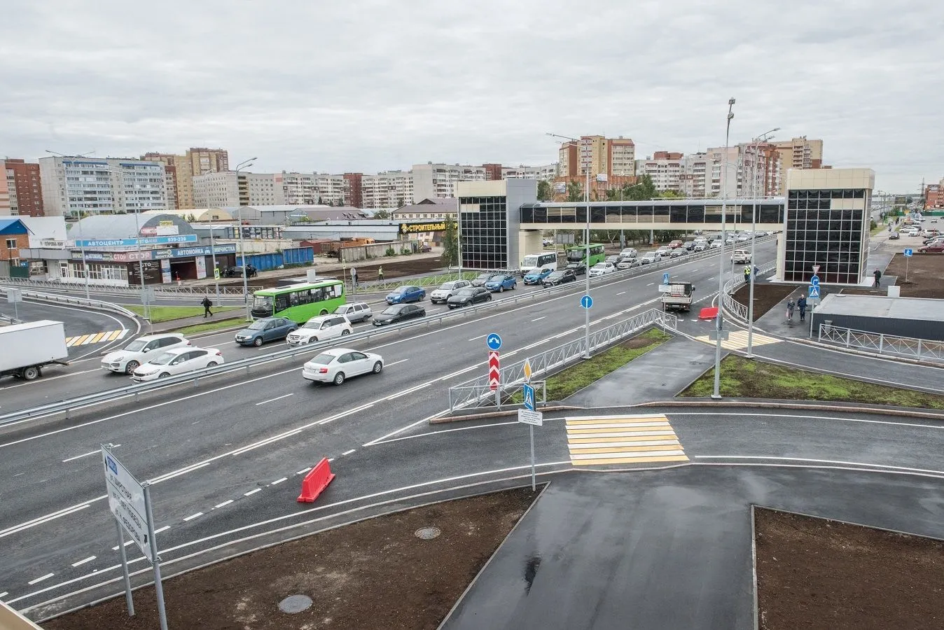 Крупная дорожная развязка введена в Тюмени почти на 1,5 года раньше срока