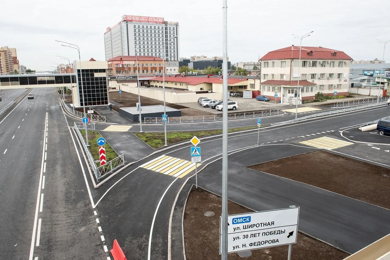 Крупная дорожная развязка введена в Тюмени почти на 1,5 года раньше срока