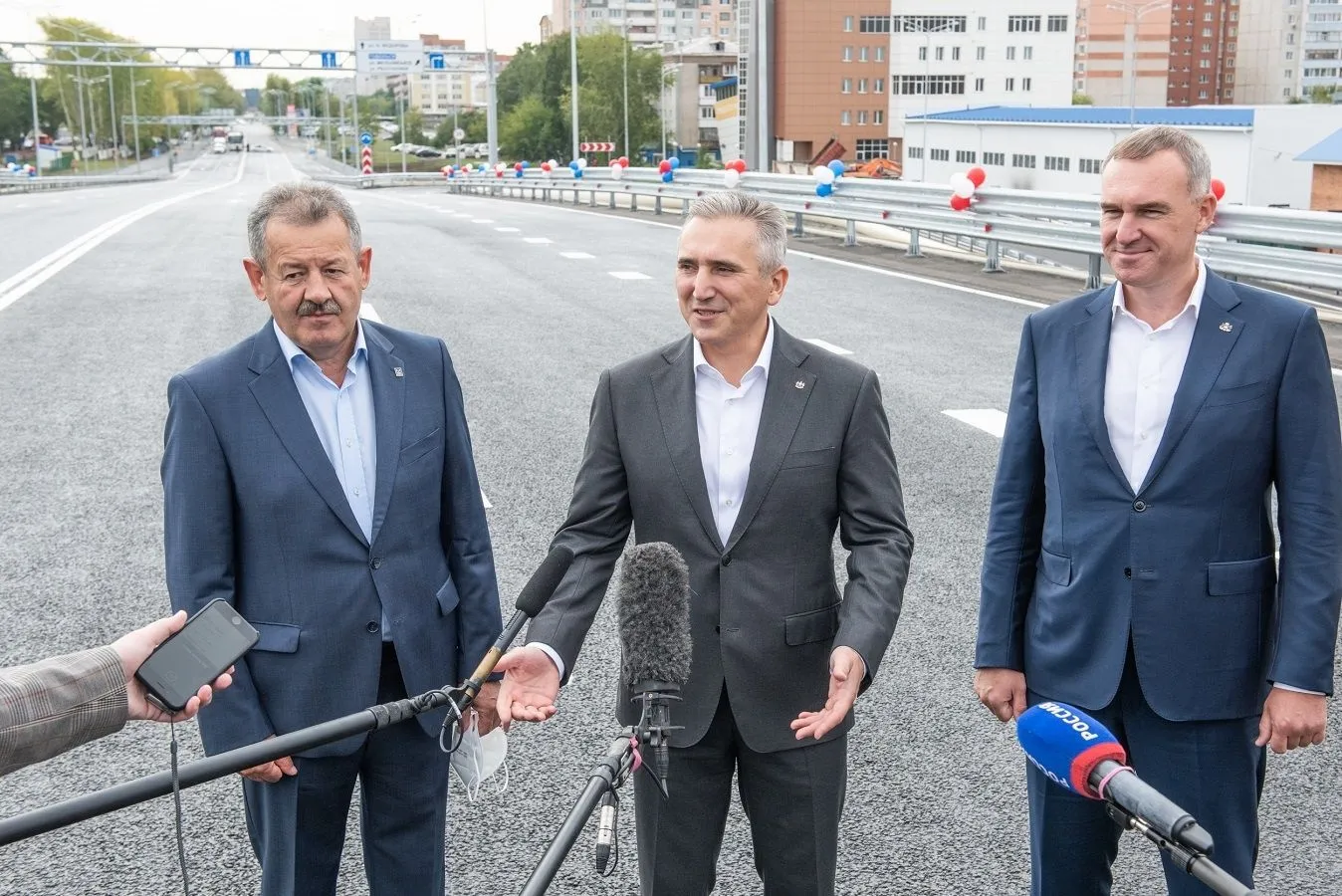 Крупная дорожная развязка введена в Тюмени почти на 1,5 года раньше срока