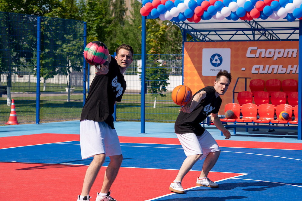 В городе-спутнике Калининской АЭС открылся современный баскетбольный стадион международного уровня