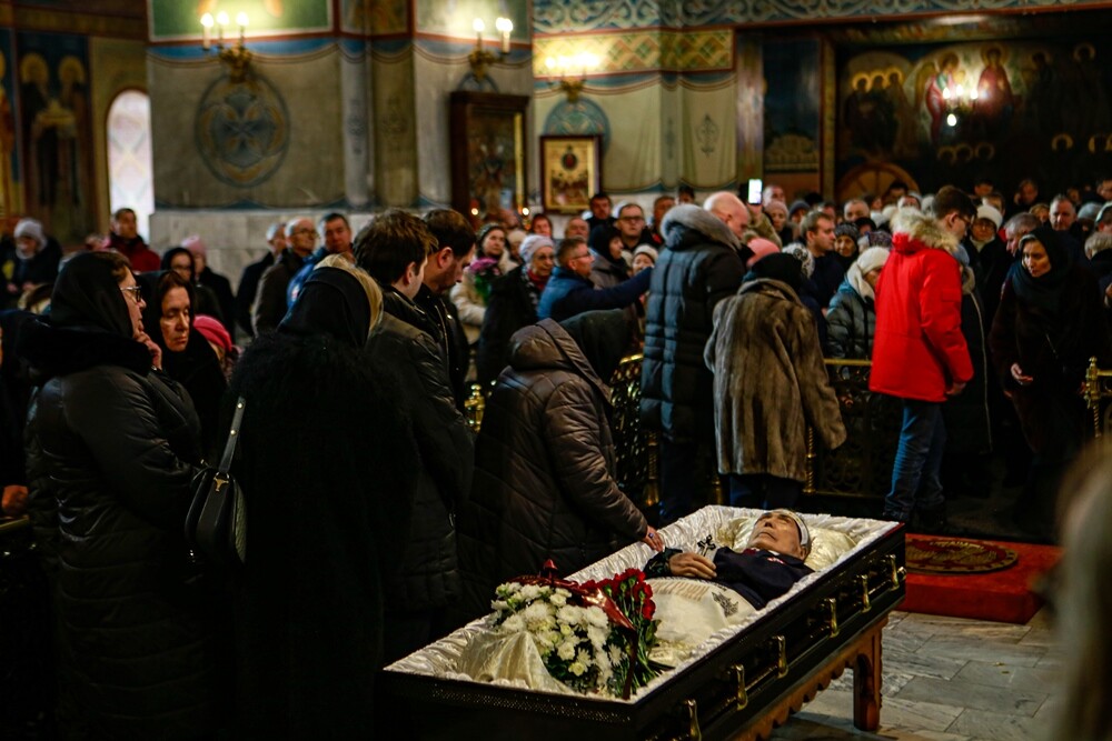 Похороны экс-губернатора Кузбасса Тулеева прошли в Кемерове