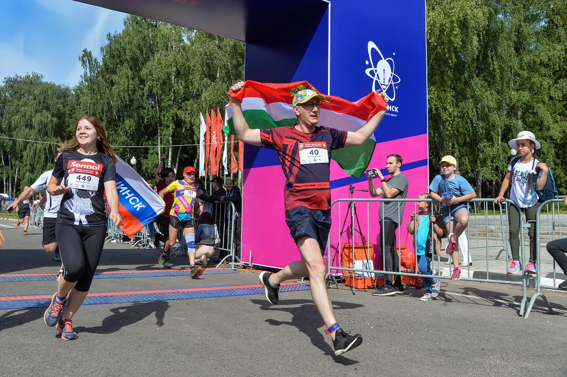 Первый в этом году российский марафон прошел в Обнинске