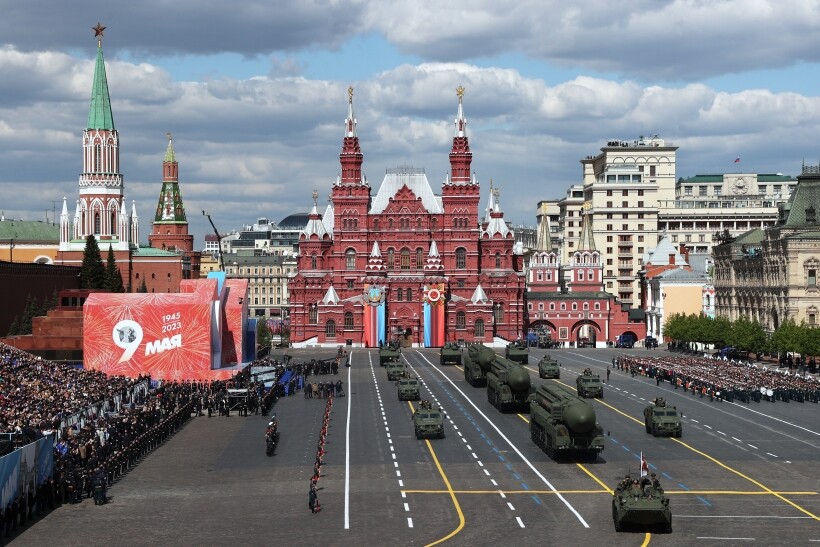 63% россиян ассоциируют День Победы с военным парадом на Красной площади в Москве. Фото