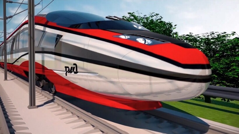 РЖД разработали концепт высокоскоростного поезда. Фото