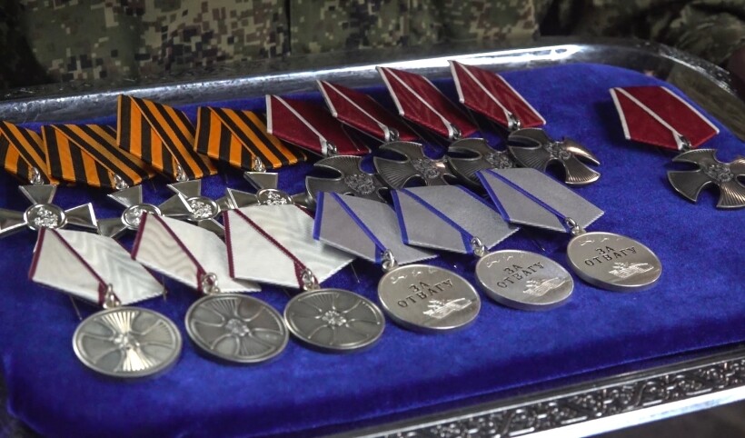 Награды для военнослужащих РФ в зоне проведения специальной военной операции. Фото