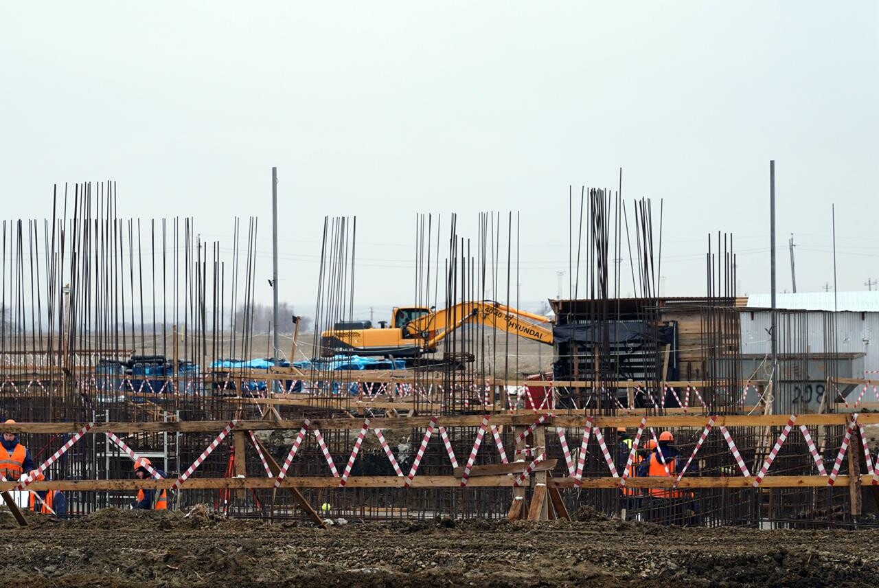 В Ставрополье завершается строительство фундамента научно-технического центра. Фото: пресс-служба губернатора Ставропольского края