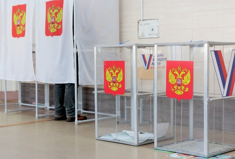 Голосование на выборах президента России на избирательном участке в Иваново. Фото