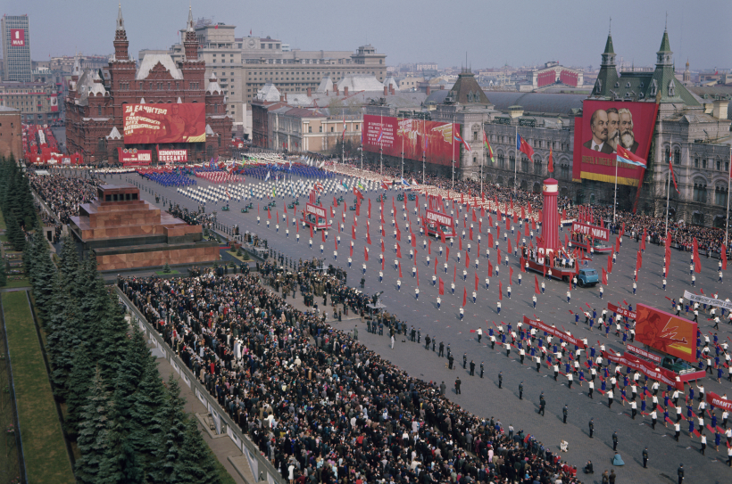 Парад физкультурников на Красной площади 1 мая также был одной из традиций праздника. Фото