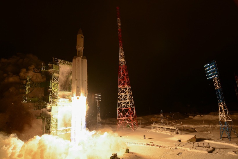 Первый испытательный пуск "Ангары-А5" с космодрома "Плесецк" состоялся 23 декабря 2014 года. Фото
