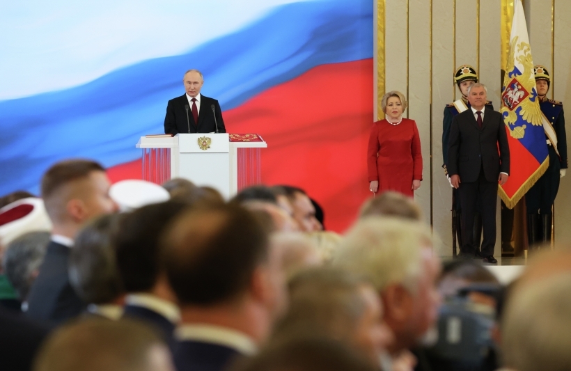 Путин в инаугурационной речи заявил, что интересы и безопасность России будут для него превыше всего. Фото