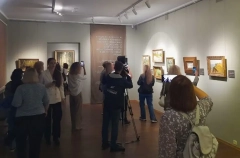 Русский музей впервые представил в Кузбассе выставку картин Шишкина с его нейросетевой копией