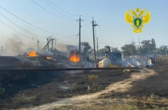 Автозаправочная станция загорелась в одном из сел Дагестана