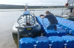Беспилотные катера проходят испытания на морском дронопорте на юге Сахалина