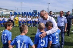 Филиал футбольной школы московского "Динамо" открыли в Каспийске