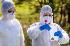 Ликвидацию условного очага АЧС отработали на учениях под Томском