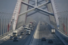 Бугринский мост в Новосибирске реконструируют