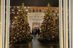 Более 1 тыс. новогодних елок украсили Москву