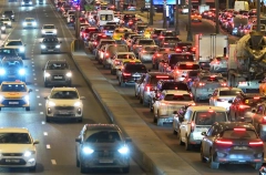 Пробки в 9 баллов на дорогах Москвы фиксировались только шесть дней в текущем году