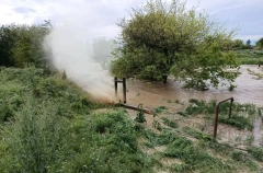 Паводок разрушил водозаборную станцию на реке в Ингушетии