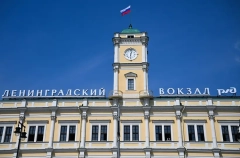 Собянин и Белозеров открыли Ленинградский вокзал после масштабного обновления