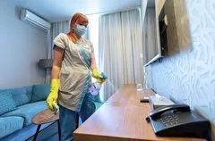 Более 60 млн рублей выделят из бюджета Москвы на дезинфекцию гостиниц, где живут медики