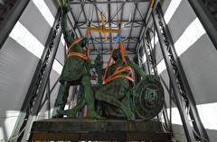 Завершена реставрация барельефов памятника Минину и Пожарскому на Красной площади