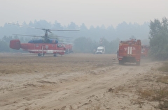 Глава МЧС России будет на месте координировать тушение лесных пожаров в Рязанской области