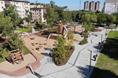 Обновленную площадь имени Блюхера сдали после реконструкции в Хабаровске