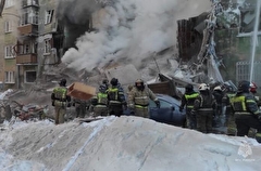 При взрыве бытового газа в жилом доме в Новосибирске обрушилось два подъезда - СКР