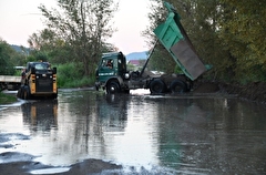 Власти Новой Каховки сообщили о снижении уровня воды на затопленной территории