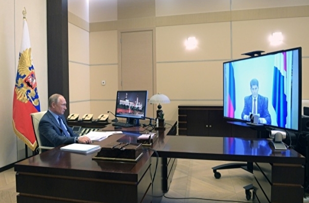 Путин призвал Приморье не снижать темпов работы по противодействию COVID-19