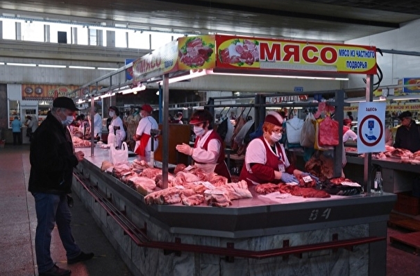 Продовольственные рынки открывают в Новосибирске после карантина