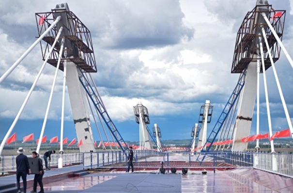 Российско-китайский мост через Амур в Благовещенске может открыться в августе