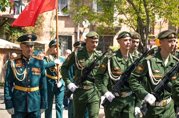 Более 1,1 тыс. человек примут участие в параде Победы во Владикавказе