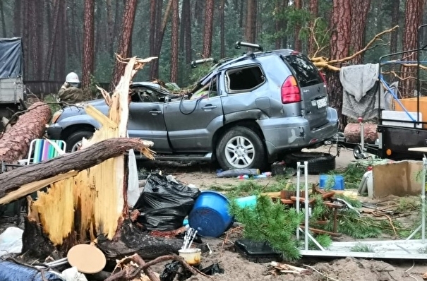 В палаточном лагере в Красноярском крае во время шторма погибли два человека