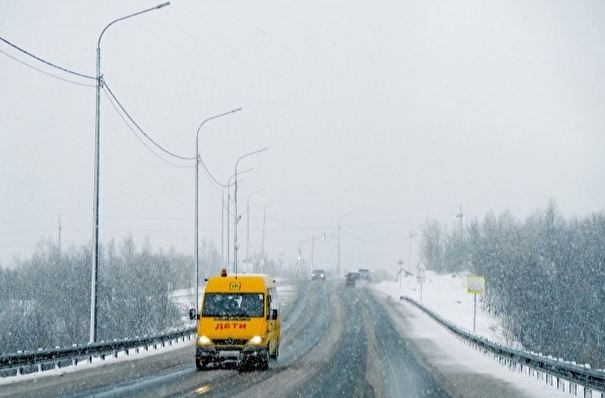 Автобусные рейсы из Тюмени в Курганскую область отменили из-за снегопада