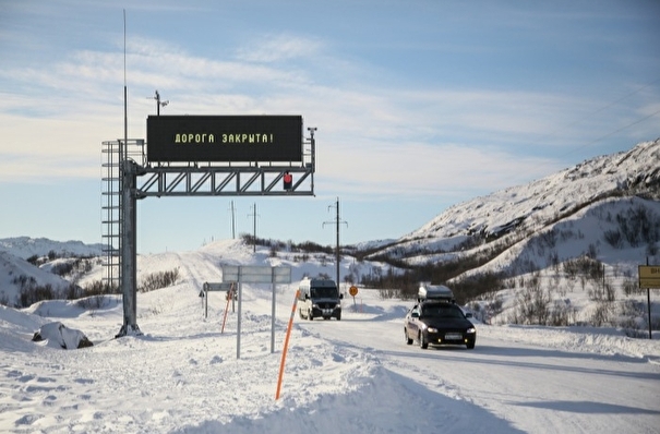 Дорога до горнолыжного курорта Шерегеш временно перекрыта из-за снегопада