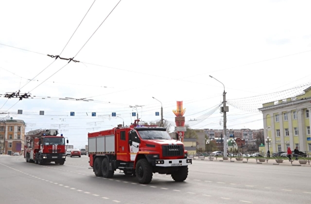 Парад пожарной техники прошел в Рязани