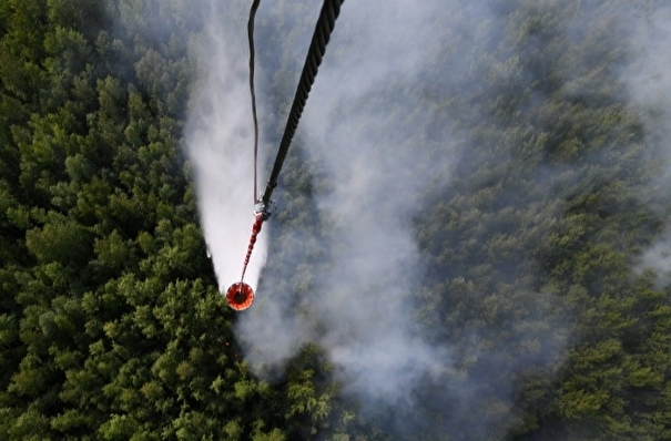 Авиация МЧС за сутки сбросила 250т воды на участки природных пожаров в Тюменской области