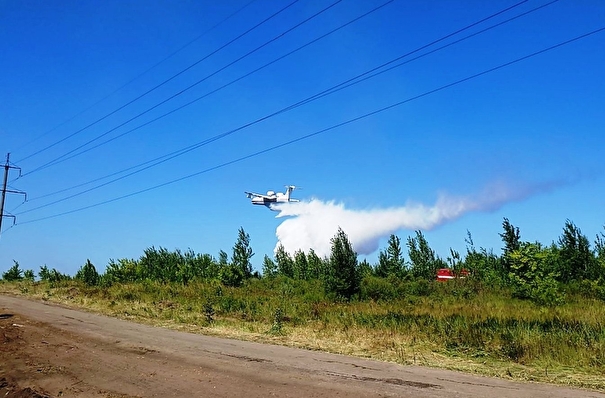 Ликвидировано открытое горение в лесничестве Тольятти
