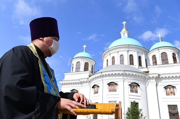 Путин поздравил участников торжественного открытия восстановленного собора Казанской иконы Божией Матери