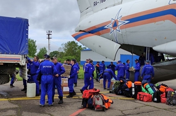 Группа спасателей из Камчатки направлена в Приамурье для защиты населения от паводка