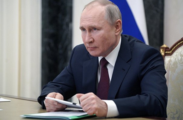 Путин дистанционно проголосовал на парламентских выборах