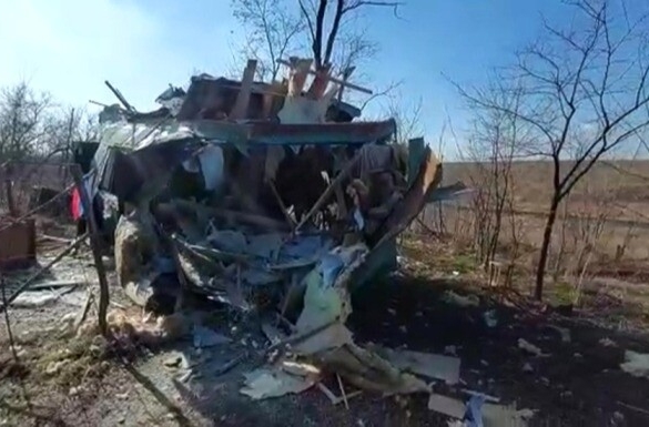 СКР расследует дело по факту разрушения погранпункта в Ростовской области снарядом, выпущенным с территории Украины