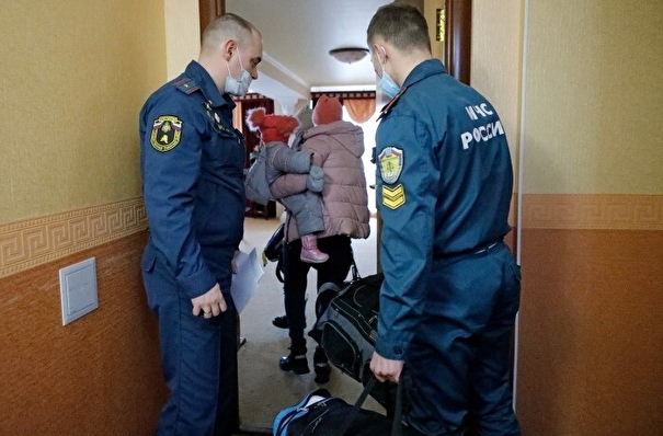 Второй мобильный пункт временного размещения для беженцев развернут под Белгородом