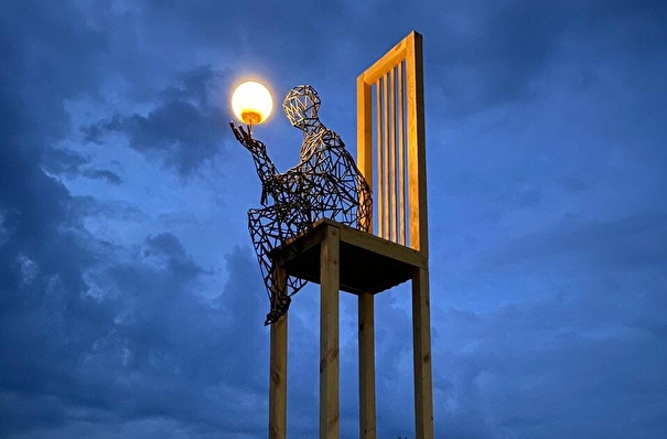 Пятиметровый арт-объект из дерева и металла будет встречать гостей карнавала современного искусства в Аркаиме