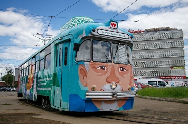 Раритетный экскурсионный трамвай "Тюбетейка" начнет курсировать в Казани